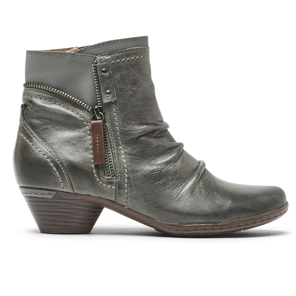 Rockport Canada Cobb Hill Laurel - Womens Booties Grey (RDL478963)